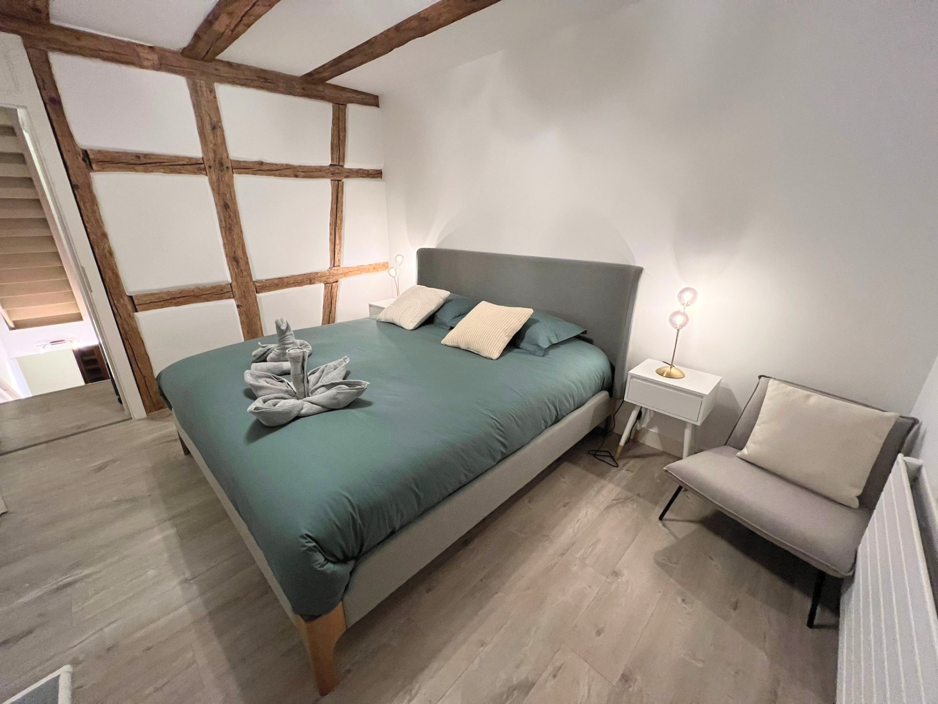 Bedroom 1 — timber frame