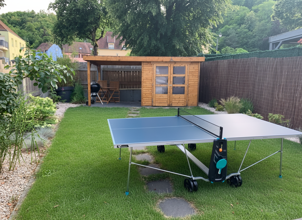 Garden — ping-pong