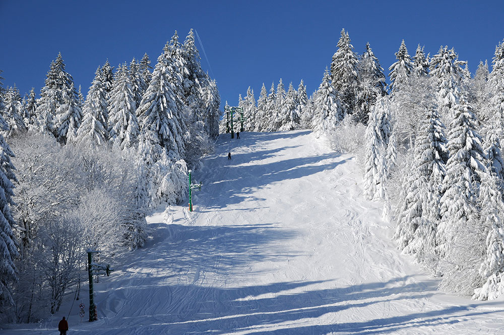 Lac Blanc — Winter skiing